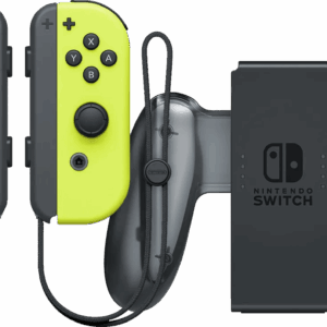 Nintendo Switch Joy-Con set Blauw/Neon Geel + Nintendo Switch Joy-Con Charge Grip