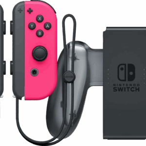Nintendo Switch Joy-Con set Splatoon Groen / Roze + Nintendo Switch Joy-Con Charge Grip