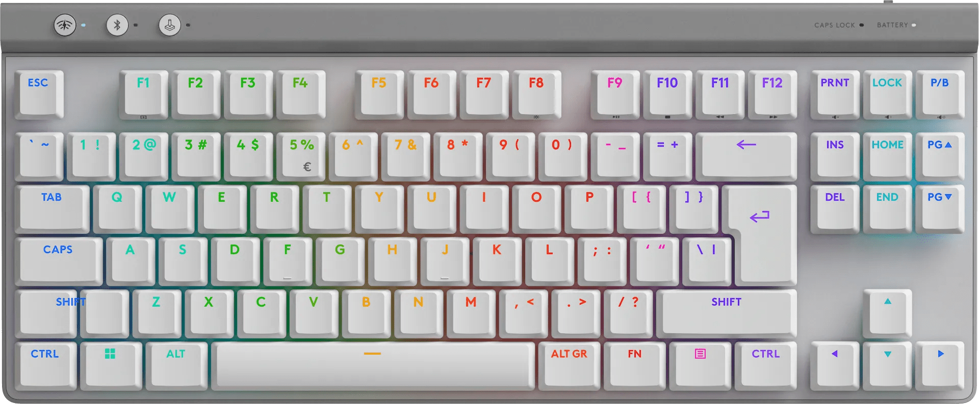 Logitech G515 TKL Lightspeed Gaming Toetsenbord Qwerty Wit