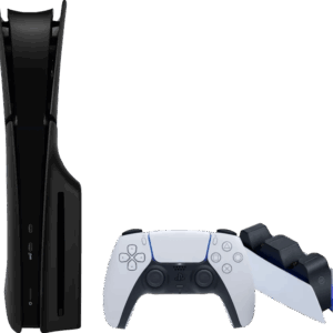 PlayStation 5 Slim Disc Edition + Covers Zwart + Oplaadstation