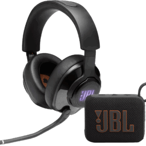 JBL Quantum 400 Zwart + JBL Go 4 Zwart