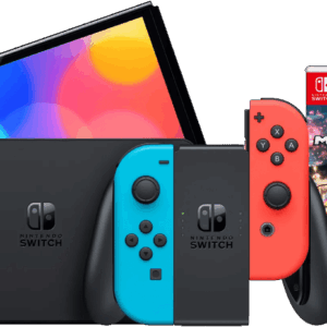 Nintendo Switch OLED Blauw Rood + Mario Kart 8 Deluxe
