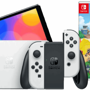 Nintendo Switch OLED Wit + Animal Crossing New Horizons