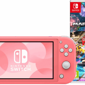 Nintendo Switch Lite Koraal + Mario Kart 8 Deluxe Switch