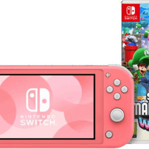 Nintendo Switch Lite Koraal + Super Mario Bros. Wonder