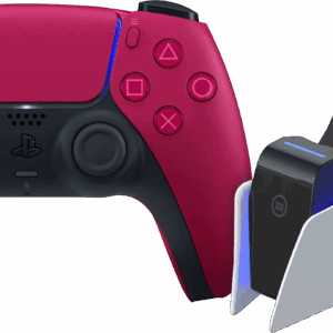 Sony PlayStation 5 DualSense Draadloze Controller Cosmic Red + BlueBuilt oplaadstation