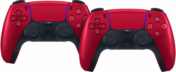 Sony Playstation 5 DualSense Draadloze Controller Volcanic Red Duo Pack