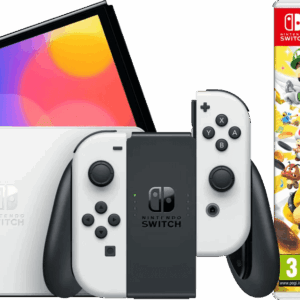 Nintendo Switch OLED Wit + Mario Party Jamboree