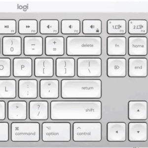 Logitech MX Keys S Toetsenbord voor Mac Qwerty + MX Master 3s Muis Wit