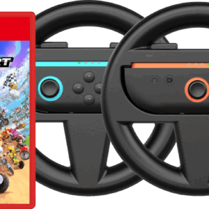 Mario Kart World + BlueBuilt Stuurtjes voor Nintendo Switch 2
